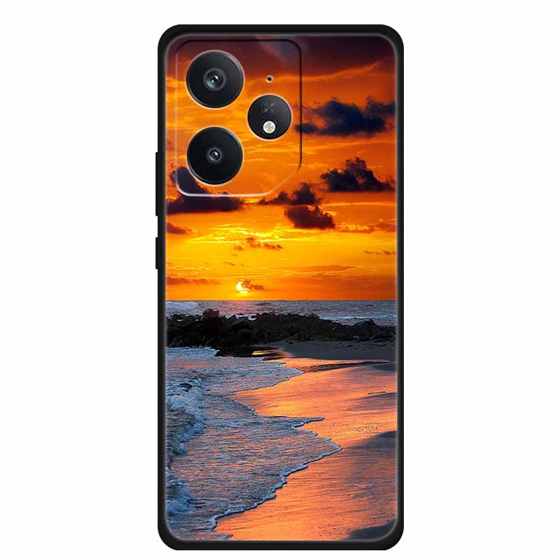 For Realme Neo7 5G Case Original Soft Silicone TPU Phone Cases Back Cover For OPPO Realme Neo 7 Scenery Shockproof Bumper Capa