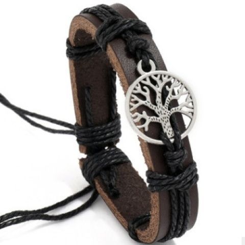 Lucky Tree Woven Bracelet Set Men's Fashion Bracelet Ethnic Style Woven Bracelet Fortune Tree