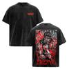 Guts Print T-shirt Anime Berserk Clothing Men Women Short Sleeve Tshirts Retro Washed T Shirt Harajuku Male Casual Cotton Tops