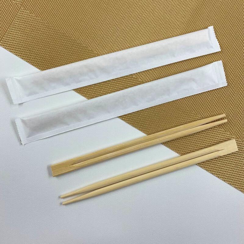 Einzeln verpackte Bambus Einweg-Essstäbchen