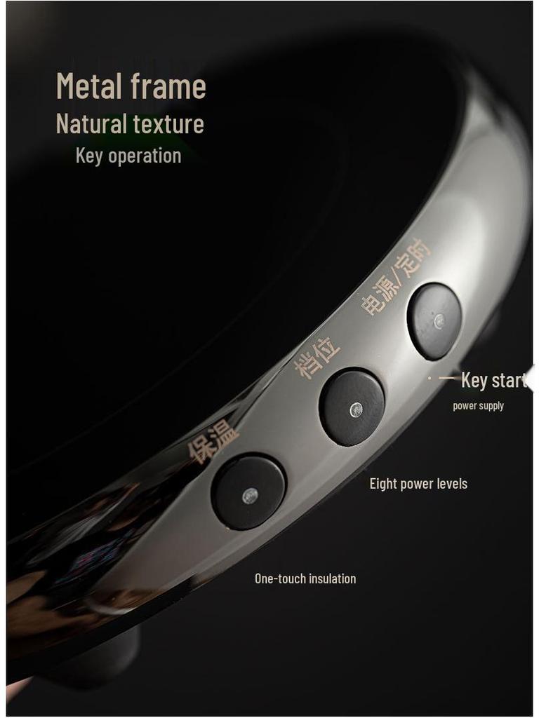 Elektrická keramická skleněná konvice se zvedacím uchem - Dvojí použití pro vaření v páře a var