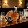 Carafa de Whiskey, din Sticlă cu Design de Caracatiță, Sticlă de Vin, Etanșare Păstrează Aroma și Gustul Recipient pentru Băuturi, Cadou pentru Bărbați Tată Entuziaști de Whiskey