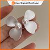 925 Sterling Silver Vintage Earrings For Women Simple Flower Pearl Earring Jewelry Prevent Allergy Party Accessories Gift