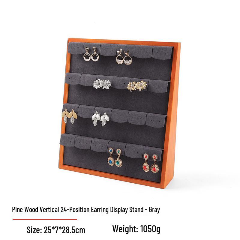 Solid Wood Earring and Accessory Display Stand