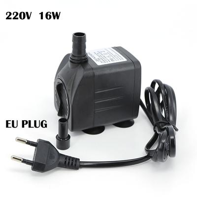 Ponorné vodní čerpadlo AC 220V 16W Světlo Akvárium Fontána Vzduchový Jezírko Nádrž Vodní čerpadlo Napájení EU zástrčka 800L/H