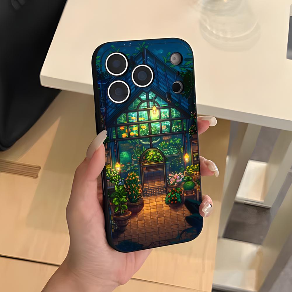 S-Stardew V-Valley Game Phone Case For IPhone 17 Air 16 E Pro Max 15 14 13 Mini 12 Pro 11 Max Plus Black Soft Shell