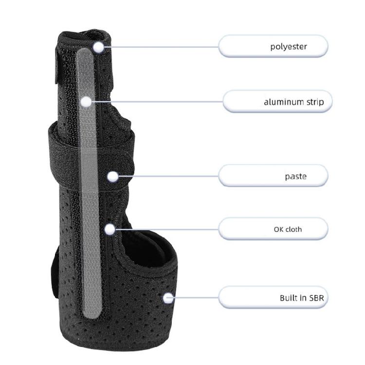 Finger Stabilization Support Splint For Office Worker Athletes Adjustable Comfort Breathable for Athletes Worker Use