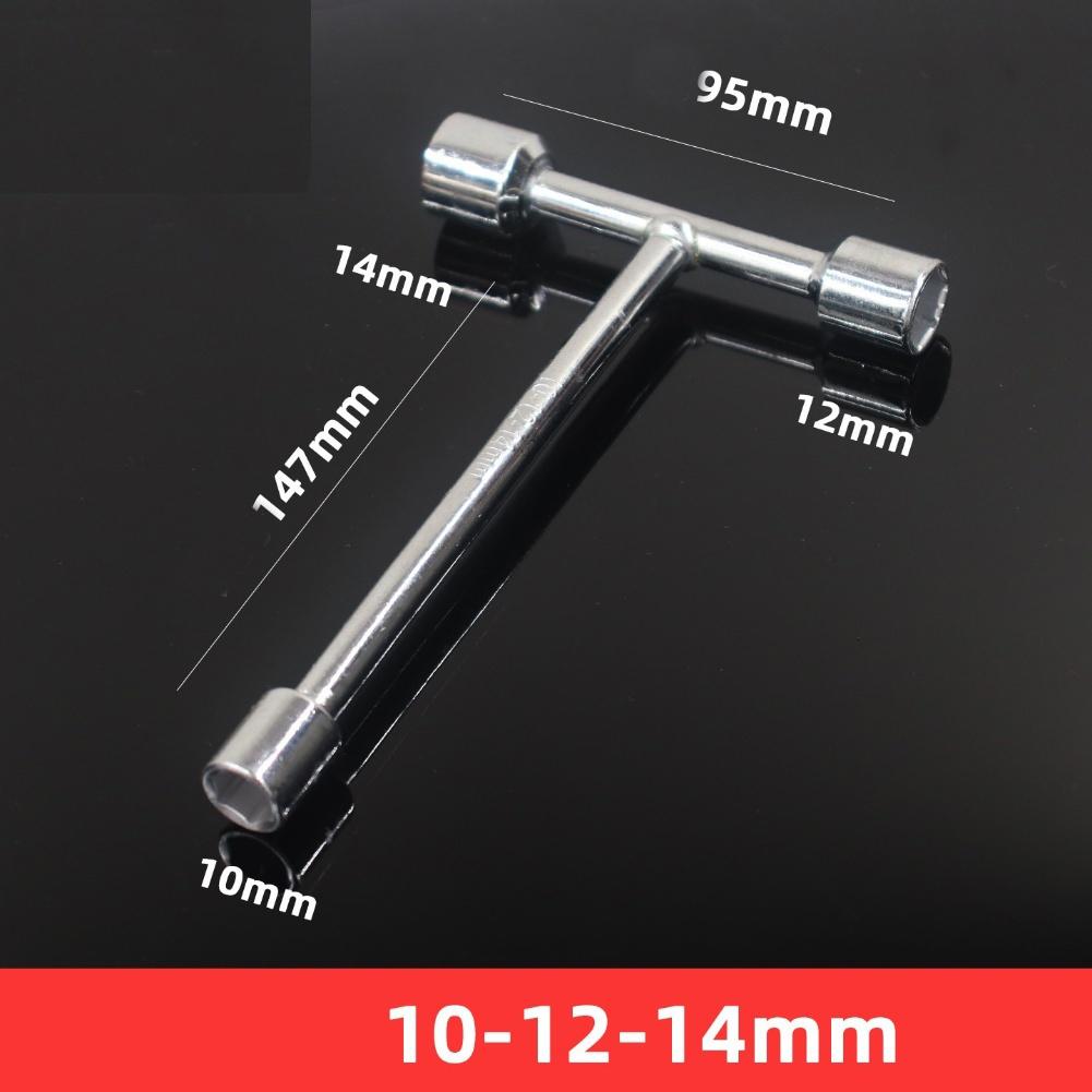 Chrome Vanadium Steel 3 Way Socket T Handle Wrench Tri-fork Tool