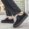 Retro Casual Herrskor Lyxiga Mockaskinn Loafers Herr Sneakers Bekväma Mjuka Sulor Körskor Herr Promenadskor tenis hombres