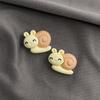 10Pcs New Resin Cartoon Snails, Bees, Butterflies And insects Flat Back Parts Decorative Hair Bow Accessories