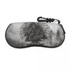 Custom Valknut And Tree Of Life Yggdrasil Shell Eyeglasses Protector Cases Cute Sunglass Case Viking Norse Glasses Bag