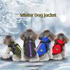 Puppy Outfit Adjustable Dogs Down Clothes Warm Thicken Dog Coat with Harness Soft Winter Dog Clothes Winter
