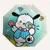 Cute Character,Camera Automatic Umbrella-Foldable, Durable 8-Bone Design, Compact and Stylish, Great for Camping, Halloween, Christmas, Moth