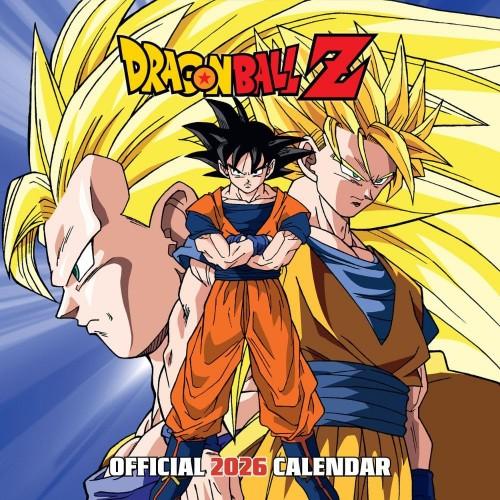 Dragon Ball Z 2026 Square Wall Calendar