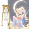Sailor Moon Cosplay-Perücke aus Hochtemperaturseide für Rollenspiele und Kostümveranstaltungen