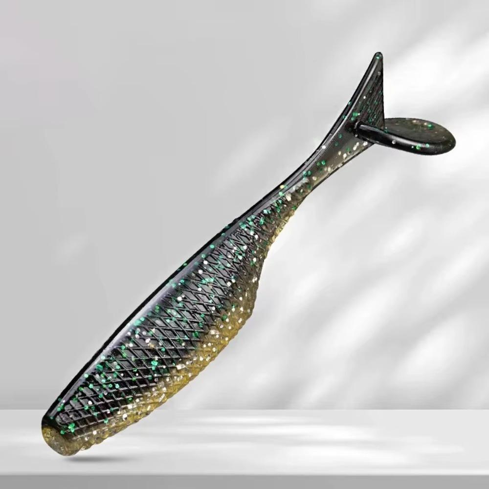 Soft Material Floating T-Tail Swimbait T-Tail Design Floating Feature Fishing Soft Bait Slow-Sink Action Slow-Sink Bait