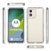 For Motorola Moto E13 4G Case PC+TPU Anti-Drop Transparent Phone Cover