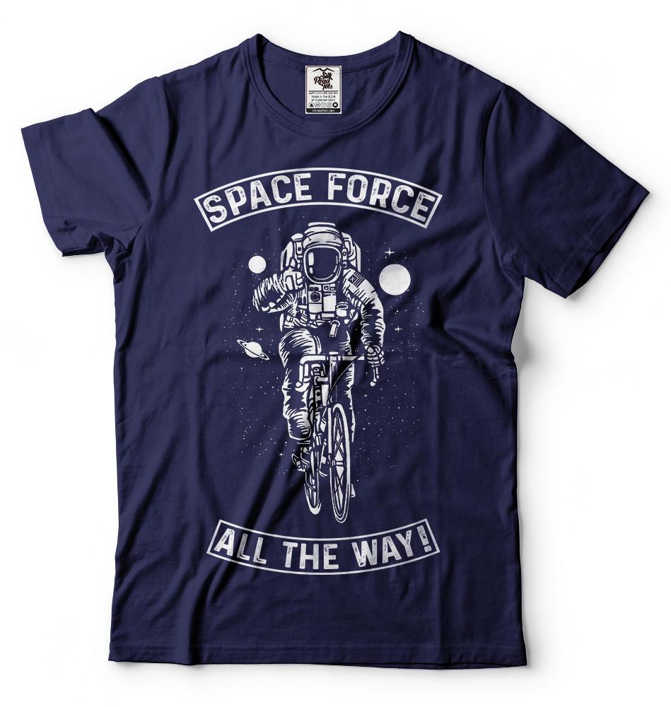 Space Force All the way Donald Trump Republican Shirt Military Space Force USA S