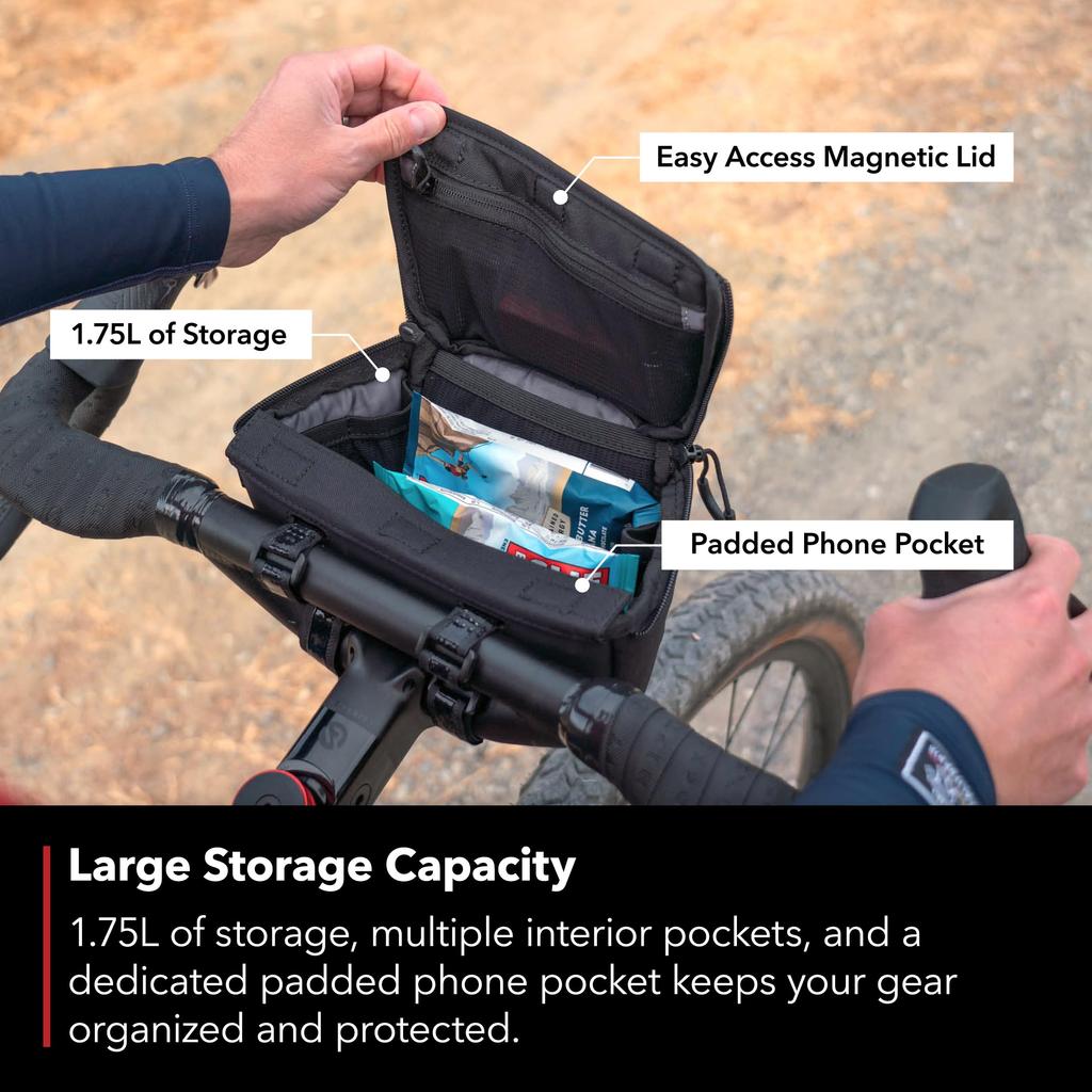REDSHIFT Handlebar Bag for Redshift Top Shelf Handlebar
