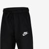 Nike Logo Bedruckter Kapuzen-Fleece Warmer Lässiger Sportanzug Kinderanzug Schwarz CJ4342-010