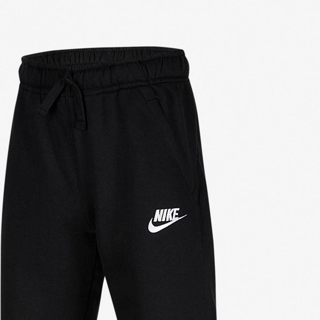 Nike Mikina s kapucí z fleecu s potiskem loga Teplá Ležérní Sportovní oblek Dětský oblek Černá CJ4342-010