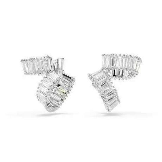 

Сережки-гвоздики із цирконами в японському та корейському стилі - Мінімалістичні срібні сережки-кільця для жінок