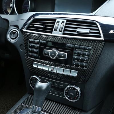 Automobilio navigacijos skydelio apdailos dangtelio lipdukas, skirtas Mercedes-Benz C-class W204 11-13