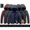 Padded Clothes Men's Velvet Winter Large Size Men's Ribs Cotton Clothes Pat Cotton Clothes Jacket