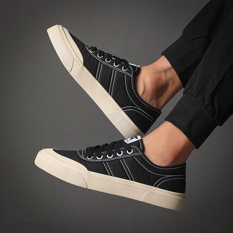 Fashion Men Canvas Versatile Casual Shoes Comfortable Leisure Lazy Person Work Shoes Outdoor Anti-Slip Casual Sports Shoes 2025 SS25820