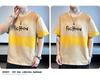 Men's 2024 Summer Trendy Round Neck Pure Cotton Short-Sleeve T-Shirt with Print