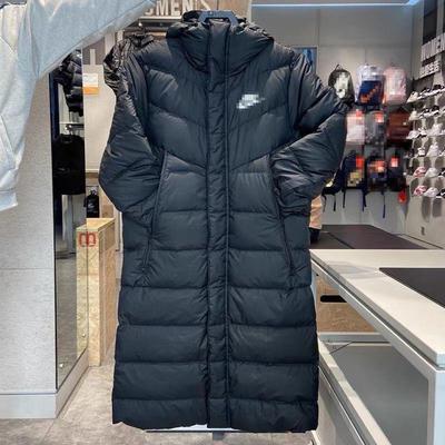 Unisex Long Winter Down Jacket for Sports & Training