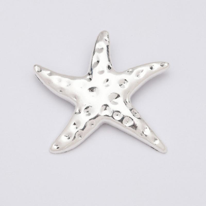 Five-pointed Star Pendants DIY Necklace Bracelet Earrings Setting Pendant for Jewelry Making Findings Vanlentines Gift