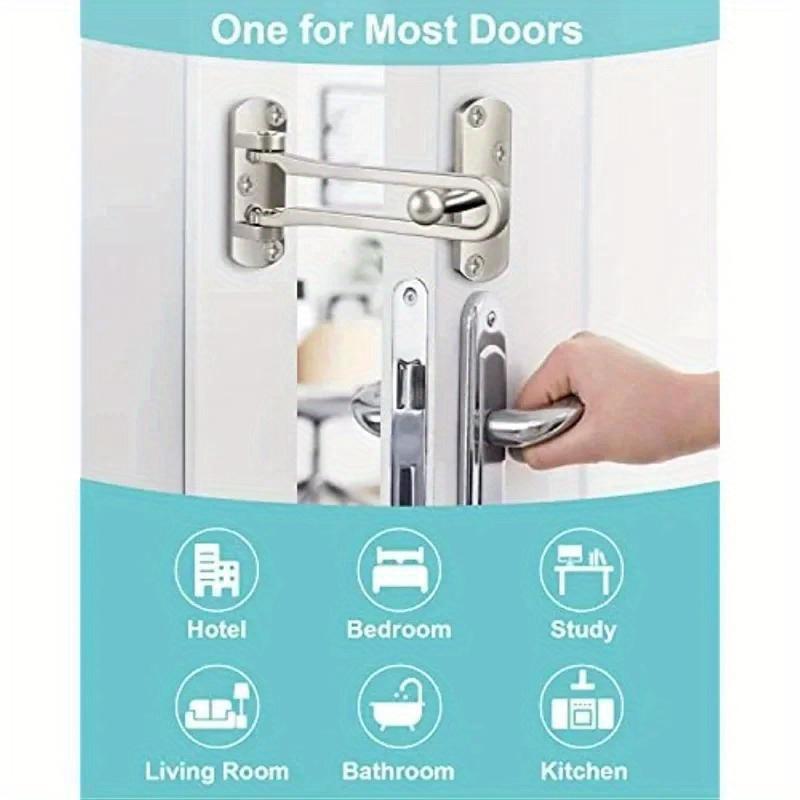 Zinc Alloy Anti-theft Buckle Door Buckle Door Bolt Door Lock Buckle Hasp Door Anti-lock Buckle Household Thickening Mute