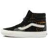 Style 38 Anaheim Fabric Leather Patchwork Casual High-Top Skate Shoes Unisex Sneaker Black White Yellow VN0A54FBB71