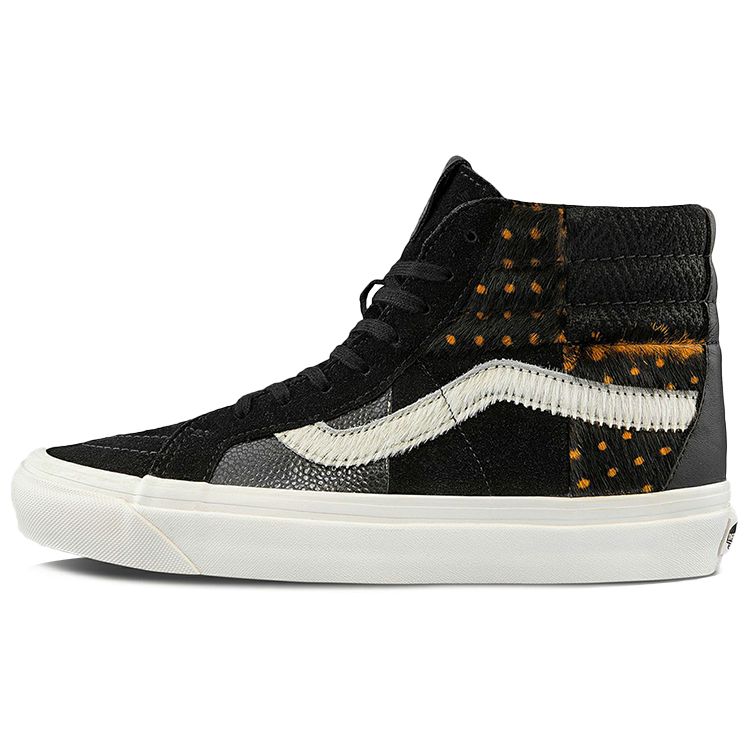 

Vans Style 38 Anaheim Тканевые Лоскутные Повседневные Высокие Кеды для Скейтборда Унисекс Черный Белый Желтый VN0A54FBB71 37