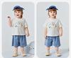 Cotton and Linen Soft Denim Mini Pants for Boys and Girls