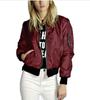 European American Autumn/Winter 2016 Solid Color Short Zipper Fashion Outerwear Jacket