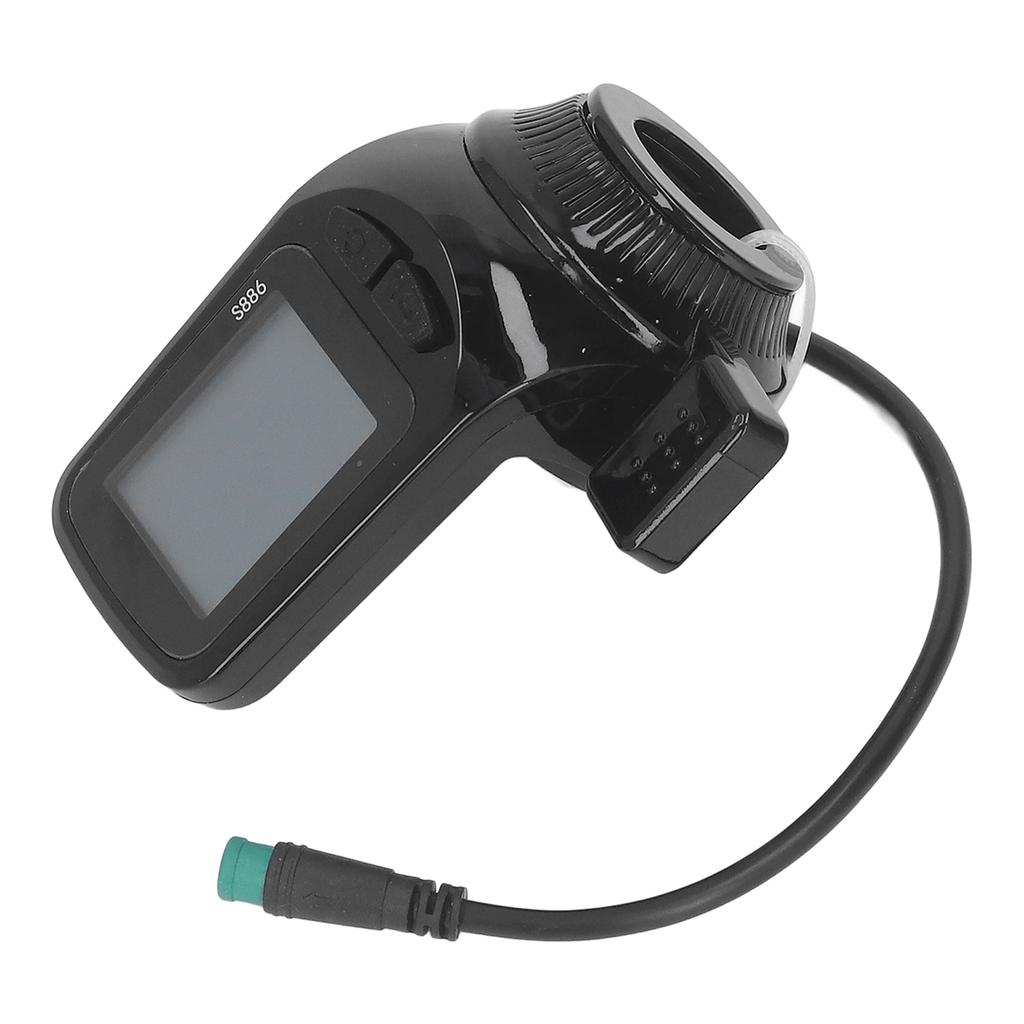 Electric Bike LCD Display Meter Low Failure Rate Water Proof Simple Design Electric Bike Accessories for E Scooter Replacement