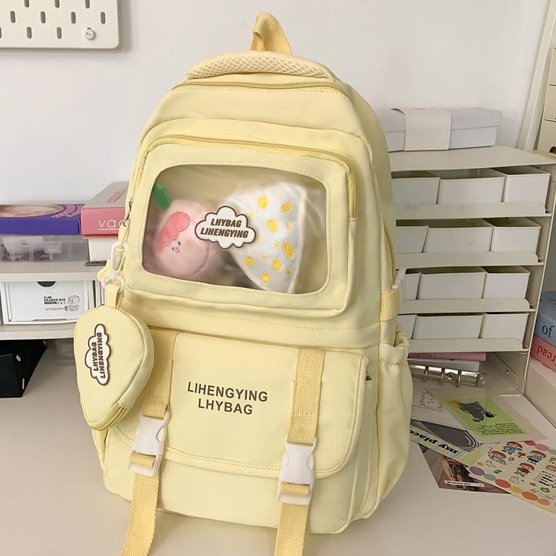 School Bag Children, Primary School Students, Girls, Junior High School Students, College Students, Large-capacity Two-piece Backpack,