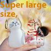 Große Größe Tierhaare Transparent Katzenhaar Organizer Anhänger Schlüsselanhänger Rucksack Souvenirs Aufbewahrungskapsel Haustier Gedenk-Sammlertasche