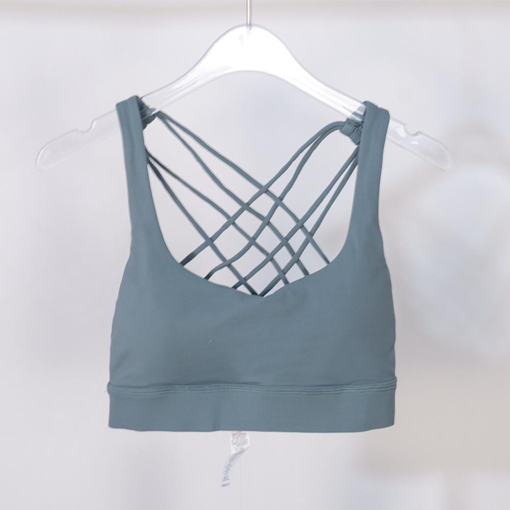 Quick-Dry Women's Eight-Strap Shockproof Sports Bra – Summer Yoga Fitness Outerwear