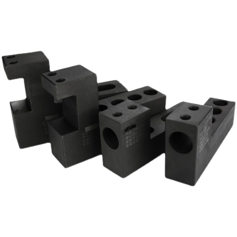 CNC Lathe Tool Holder: Adjustable Single Hole Square/Round Clamp with Drill Bit Reducing Sleeve.