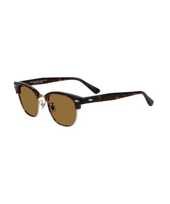 Wellington-Sonnenbrille Salmont Blow Halbrahmen UV-Schutz UV-Schutzrate von oder mehr Unisex Fahren Fahren Angeln Mode Schwarz Gold