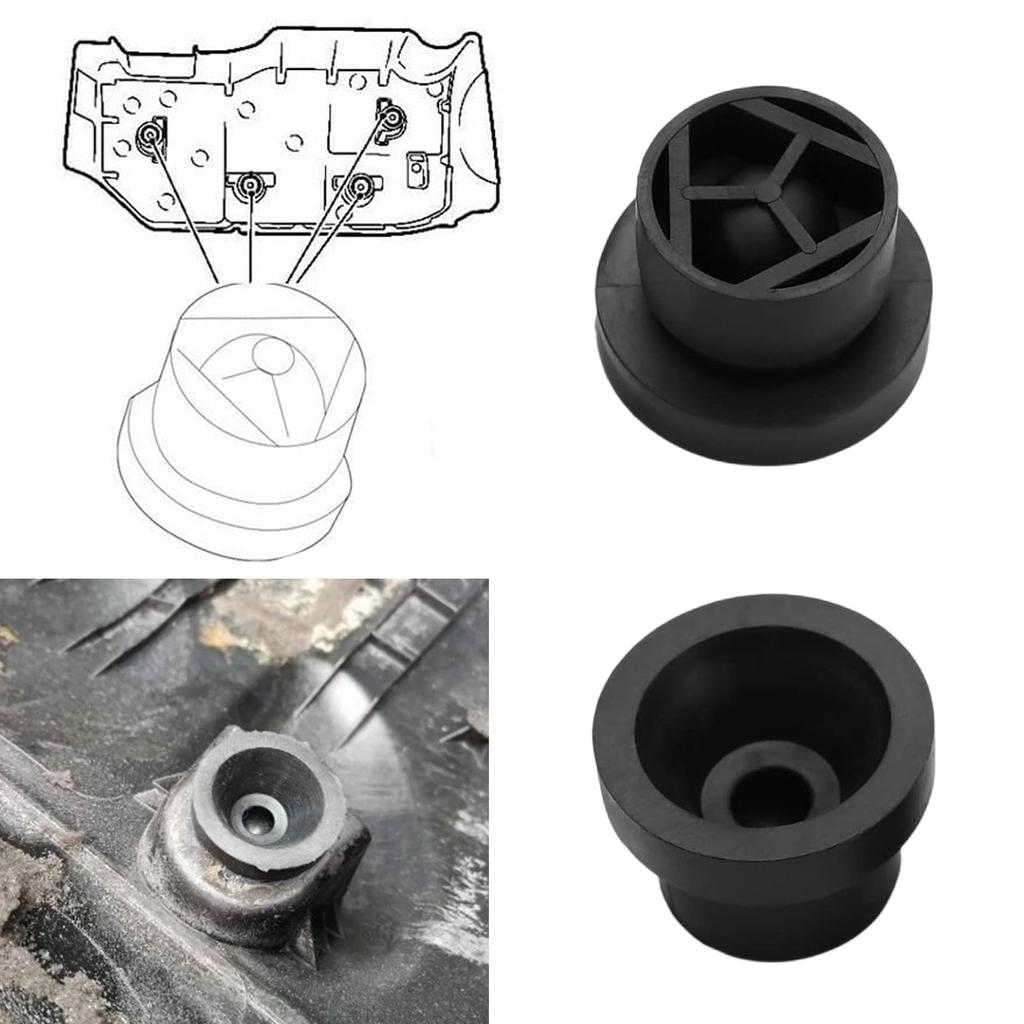 4X Rubber Engine Cover Grommet Buffer Mount Bush Stopper Pad For Peugeot 407 2.0 TDCI Diesel Engine Bonnets Gaskets