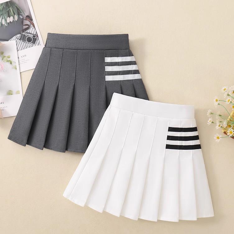 Girls' Pleated Skirt - Stylish Academy Style (2026 Spring/Summer/Autumn)