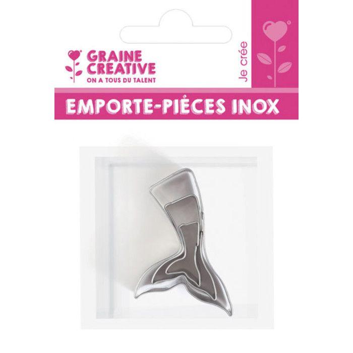 Emporte-pièce - Sirènes - 3 pcs - Inox - 2 cm, 4 cm, 5,5 cm - Compatible lave-vaisselle