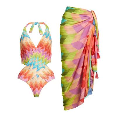 2025 European & American One-Piece Sexy Tummy-Covering Swimsuit