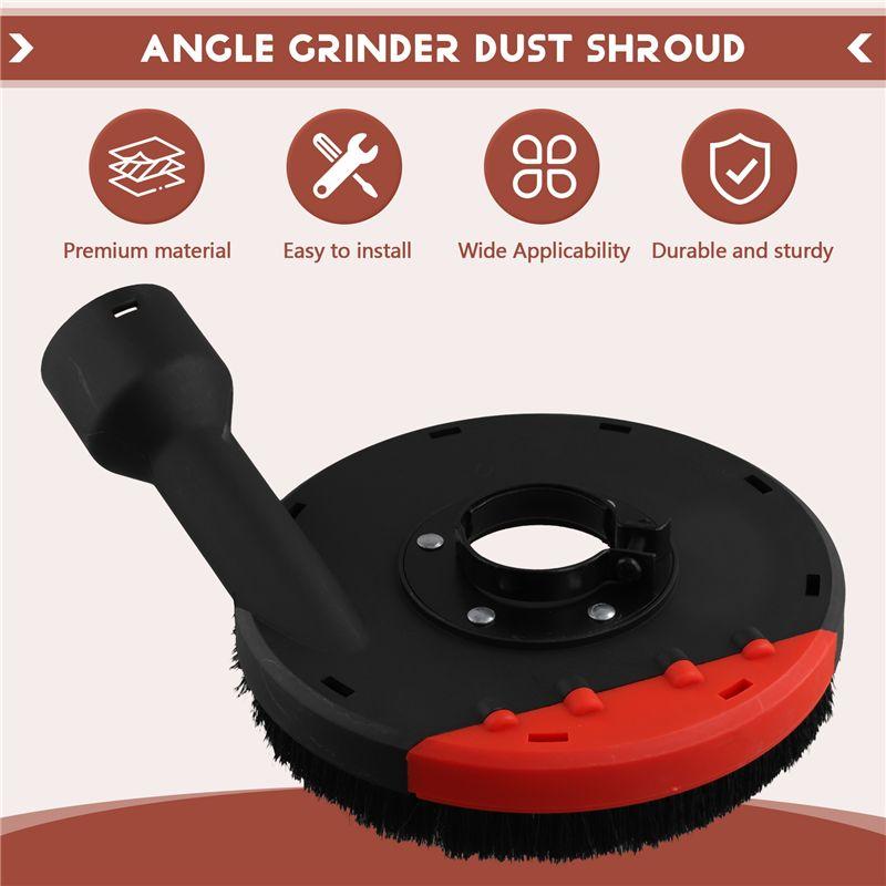 Feb.Universal Angle Grinder Cover Dust Shroud Professional Angle Grinder Dust Shroud Dust Cover