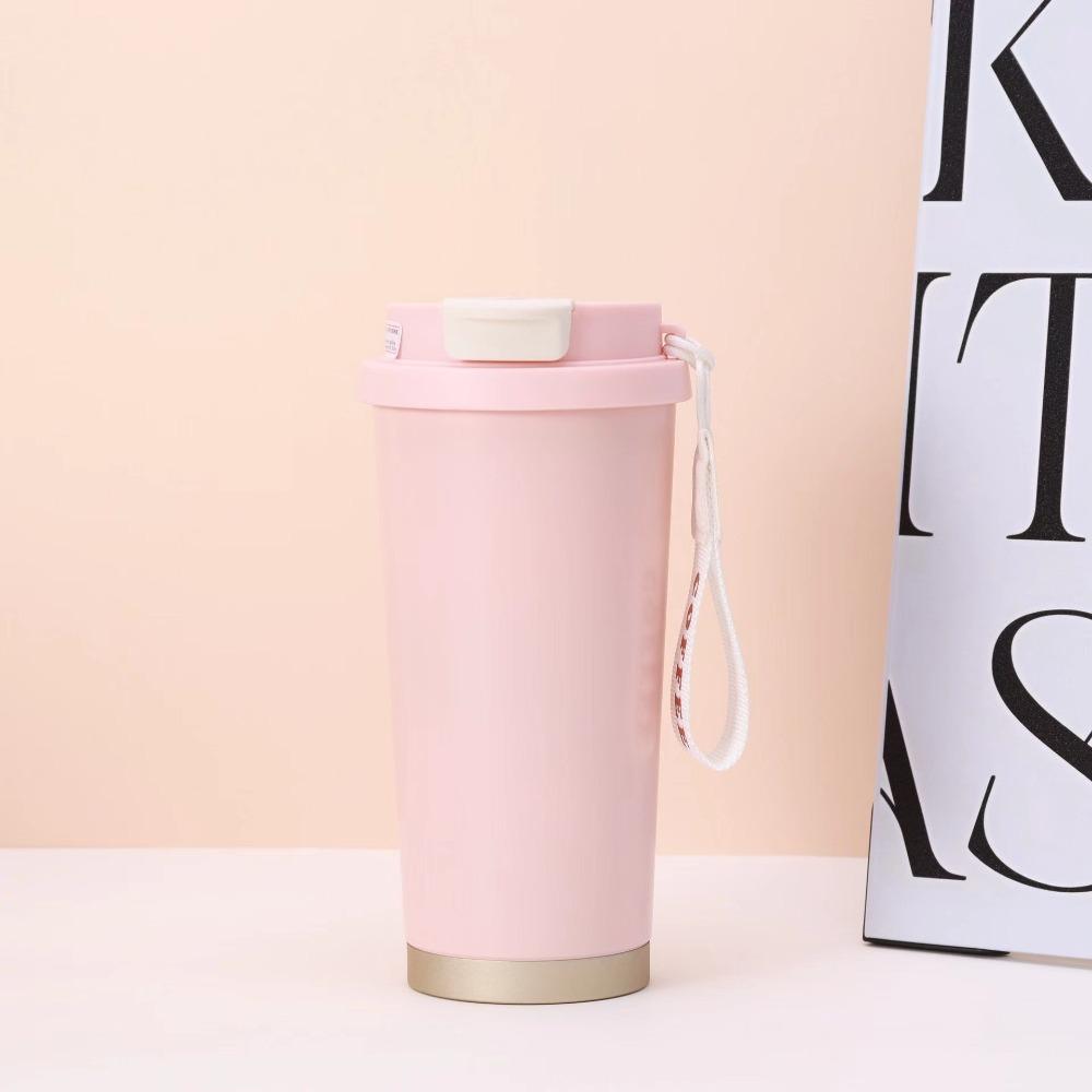 

Valley Flower Coffee Cup With Straw Vacuum Insulated Travel Thermos Bottle Christmas Style 13