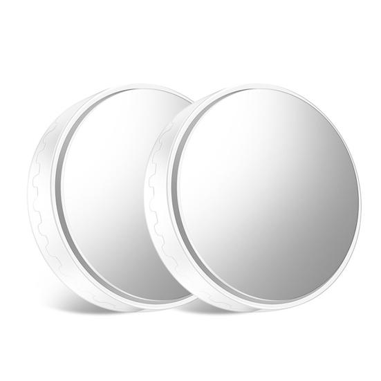 

2 шт., автомобильные выпуклые зеркала для слепых зон на присоске, вращение на 360 градусов, противотуманные съемные выпуклые широкоугольные зеркала заднего вида белый